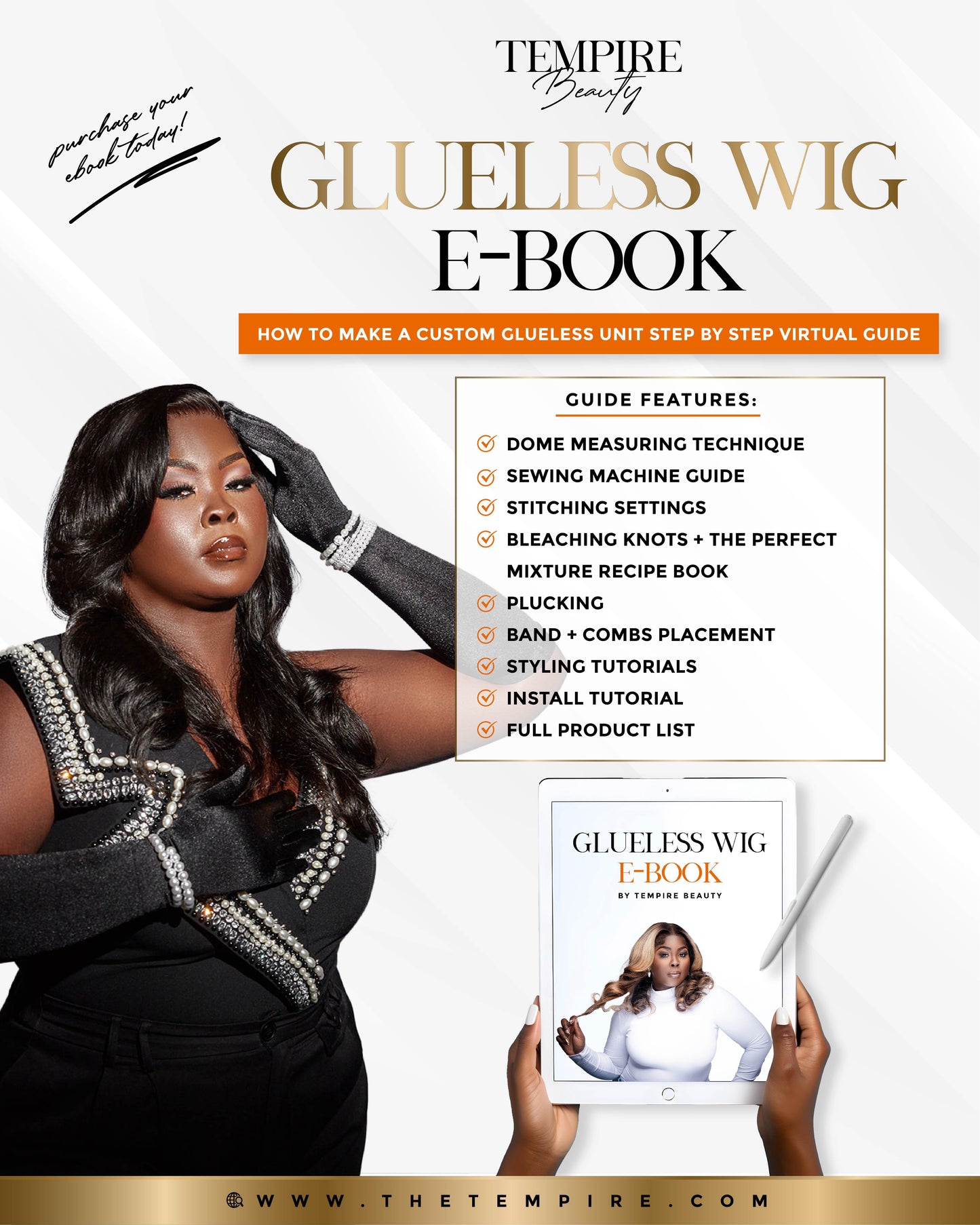 FULL GLUELESS WIG EBOOK