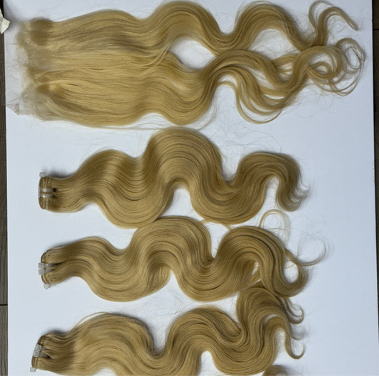 RAW VIET 613 SAMPLE HAIR BUNDLES + CLOSURE (IN-STORE)