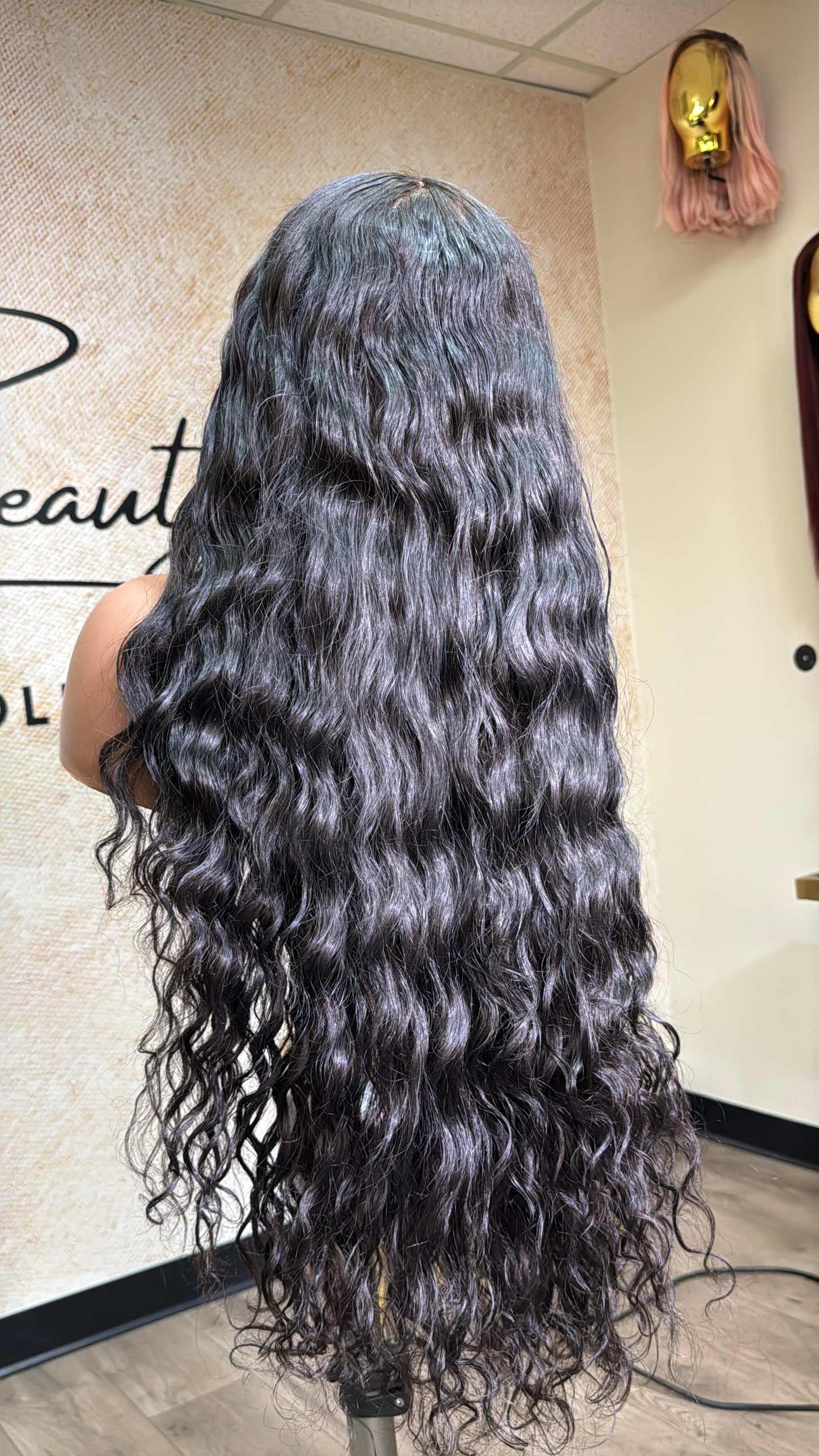 24" Virgin Loose Deep Wave Size 22.5 ”(M/L)