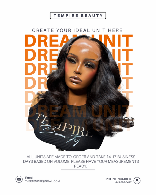 Build your own custom unit (Hair included in price)