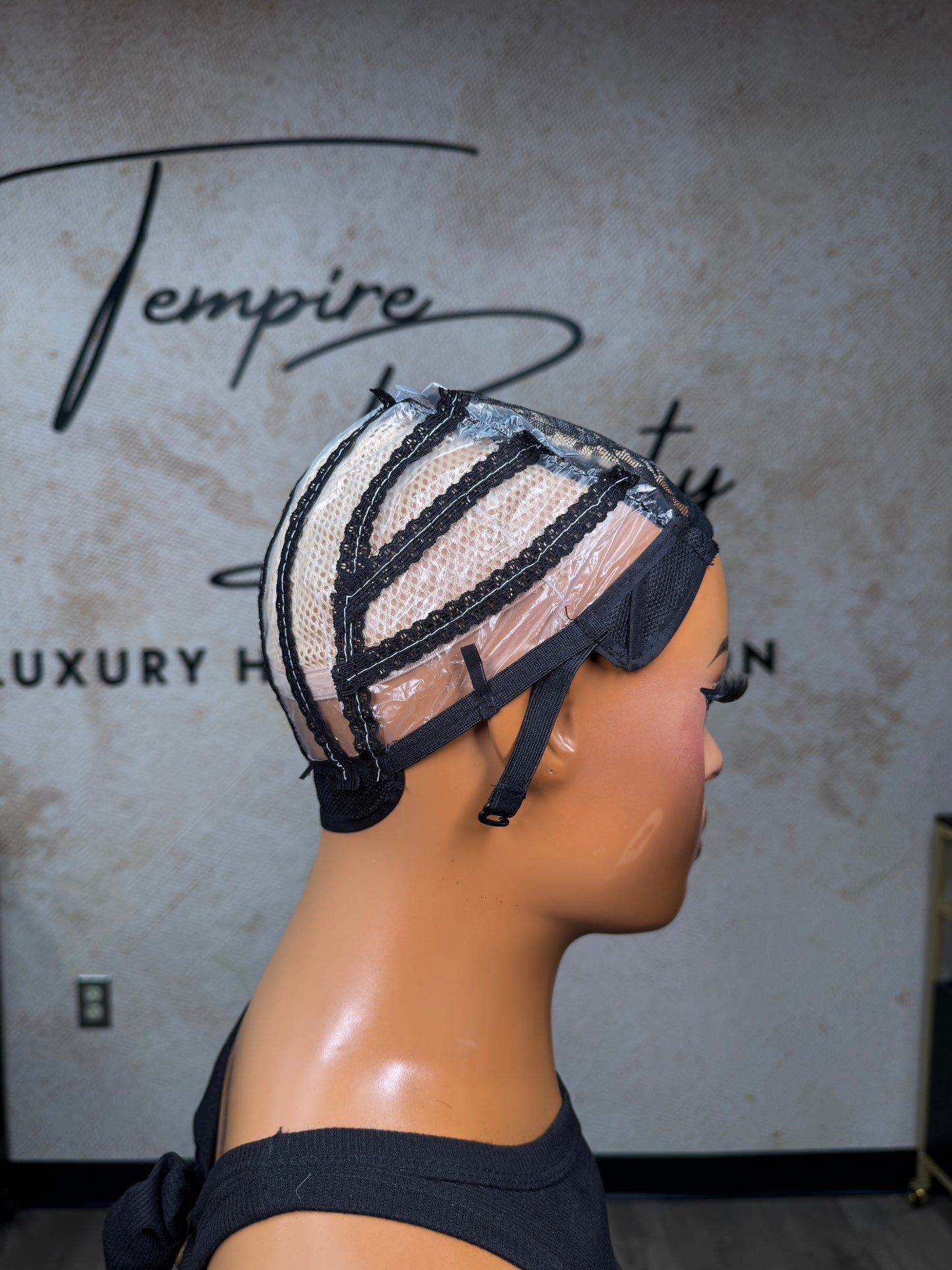 Ventilated wig caps (Water Soluble Plastic)