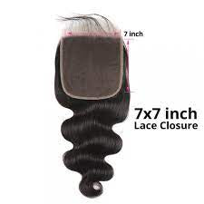 7x7” HD Closure - 18” Body wave